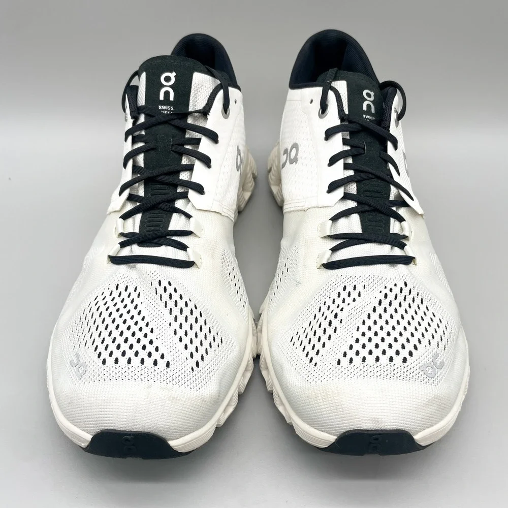 On Cloud X Mens 11 Running Shoes White Black Sporty Gym Training Sneakers Gorp